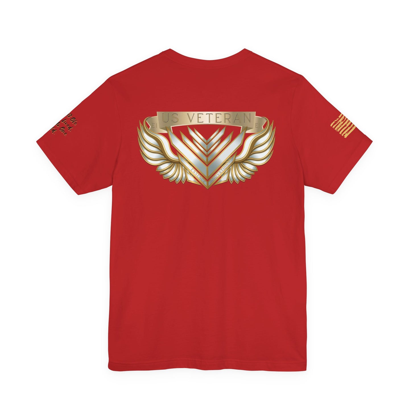Essence Crest Veteran Tee | Honor, Strength, Quiet Legacy | 13 Colors