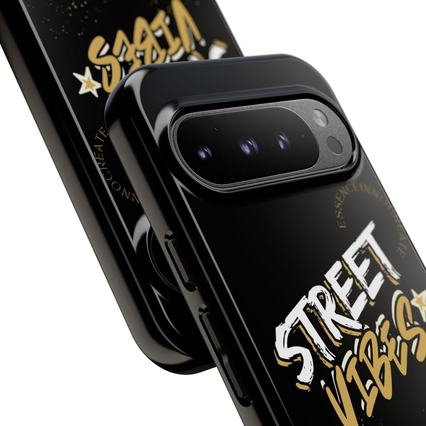 EssenceInnoCreate® Street Vibes Black Phone Case