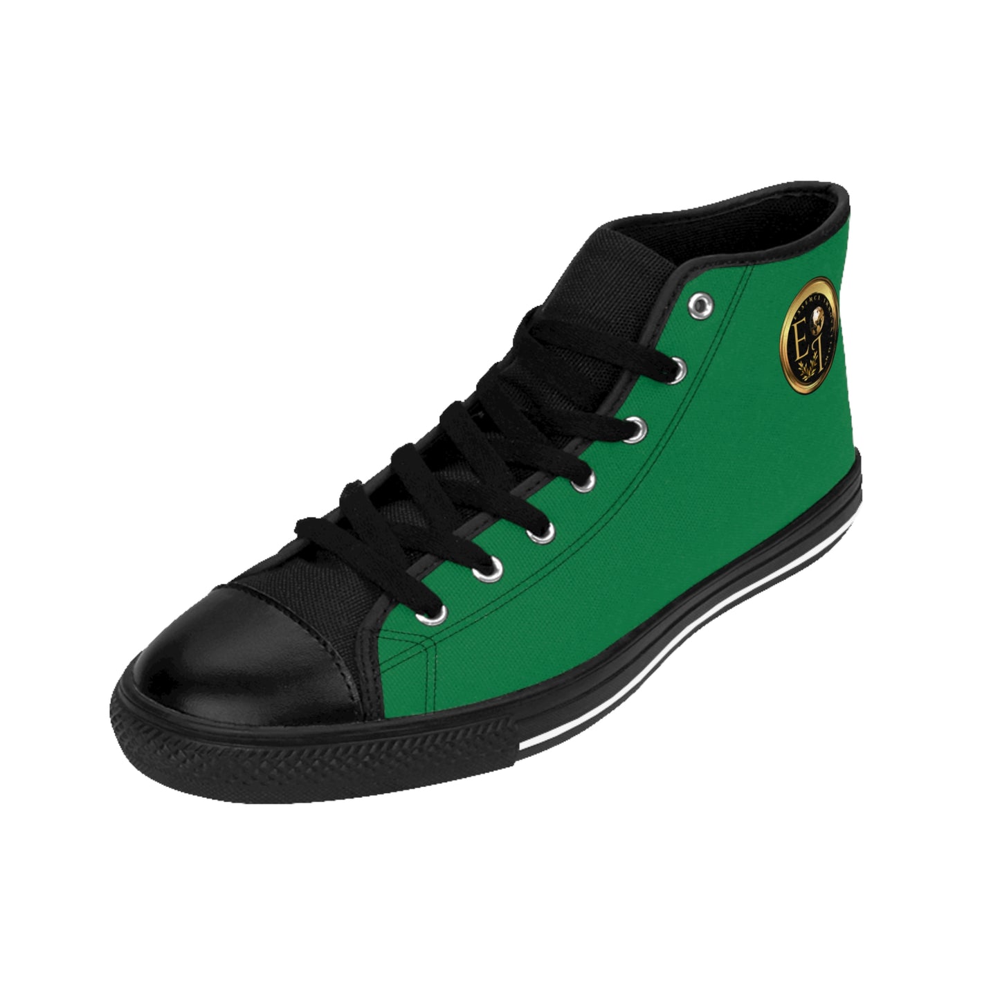 Essence Innovation Mens Streetwear | HighTop Sneakers | Green