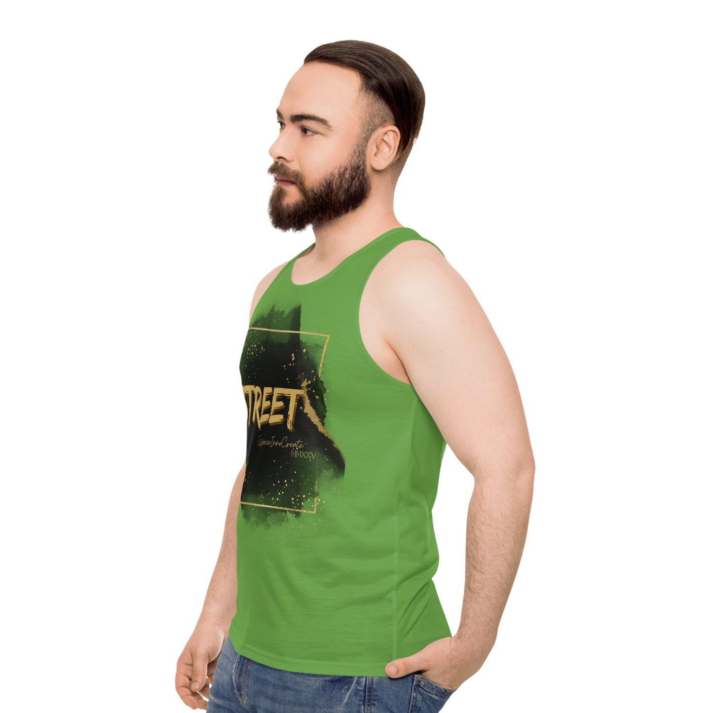 Street Wear Tank XXIV | EssenceInnoCreate | Light Green