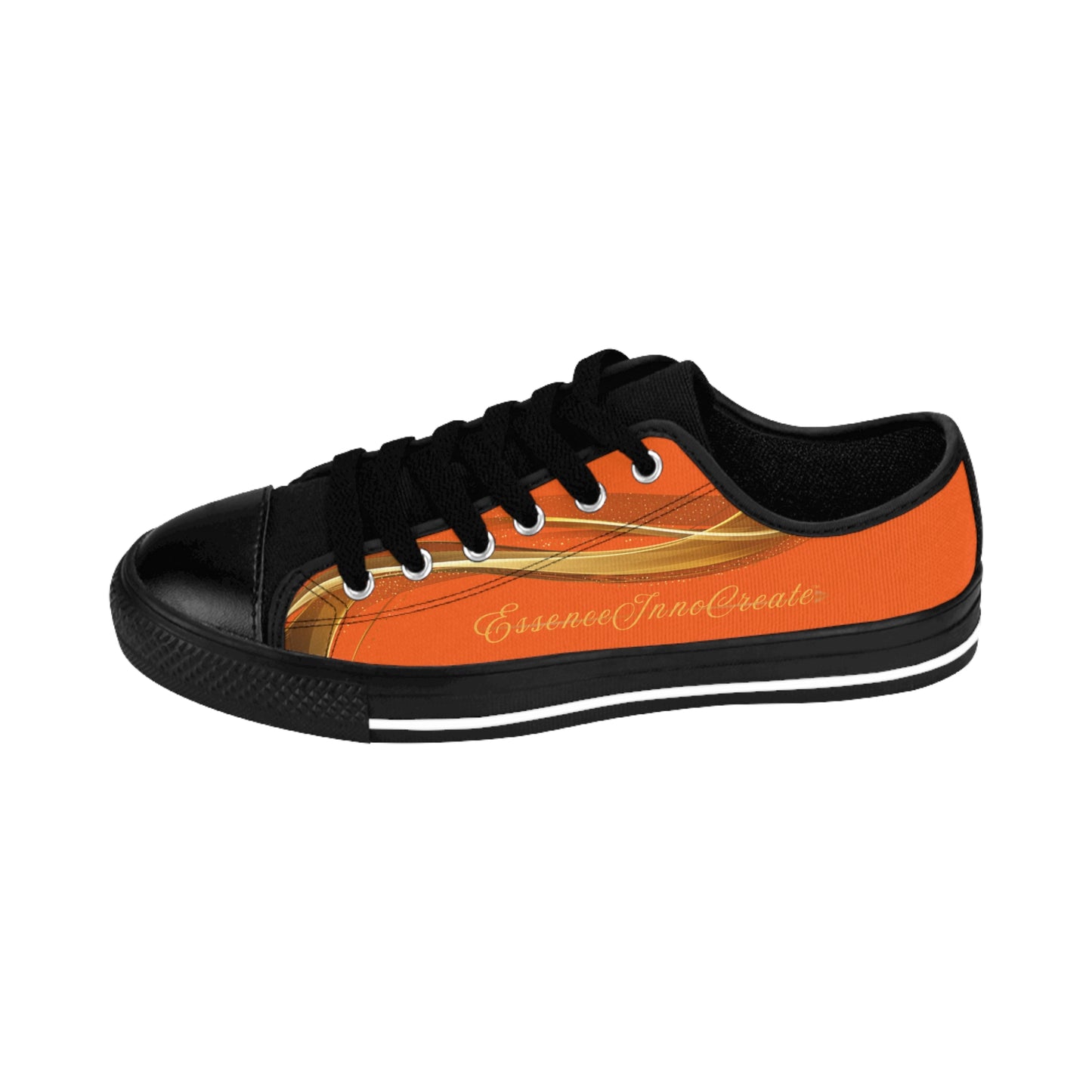 Ladies EssenceInnoCreate Striped | LowTop Sneakers | Orange