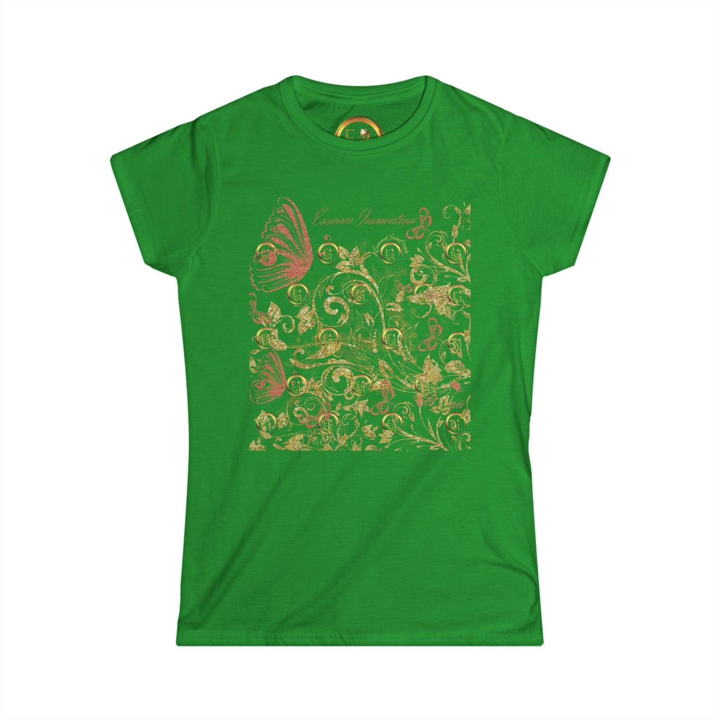 Floral Butterfly T-Shirt | Elegant Nature Lovers | 9 Colors