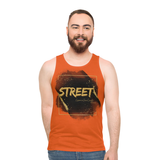 Street Wear Tank XI | EssenceInnoCreate | Orange