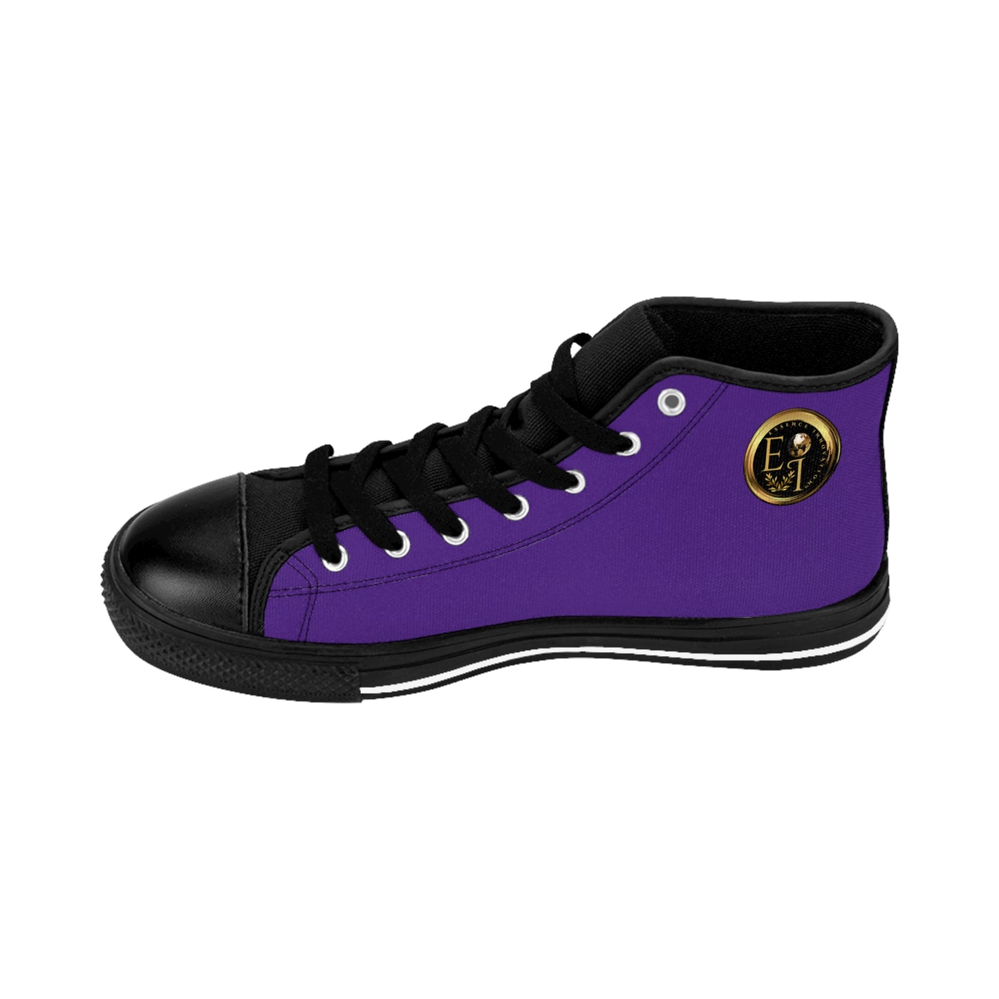Essence Innovation Mens Streetwear | HighTop Sneakers | Purple