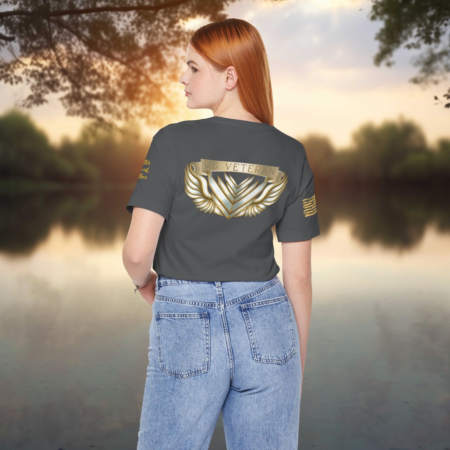 Essence Asphalt Veteran Tee – Minimalist Tribute Shirt