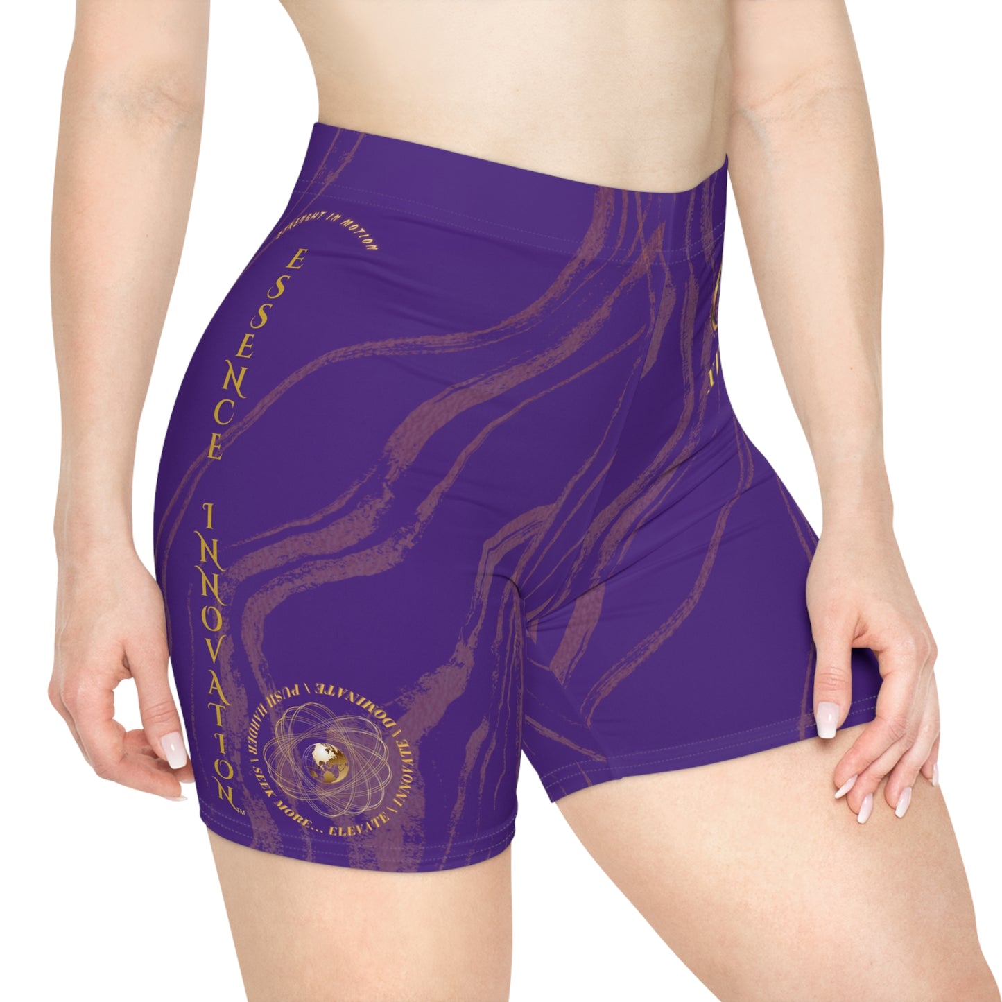 Seek More BSS XVI | EI Sports Biker Shorts | Purple