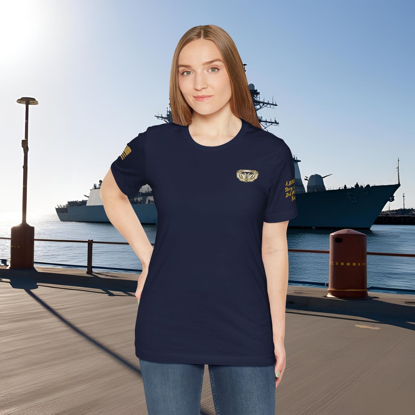Essence Navy Veteran Tee – Deep Patriotic T-Shirt