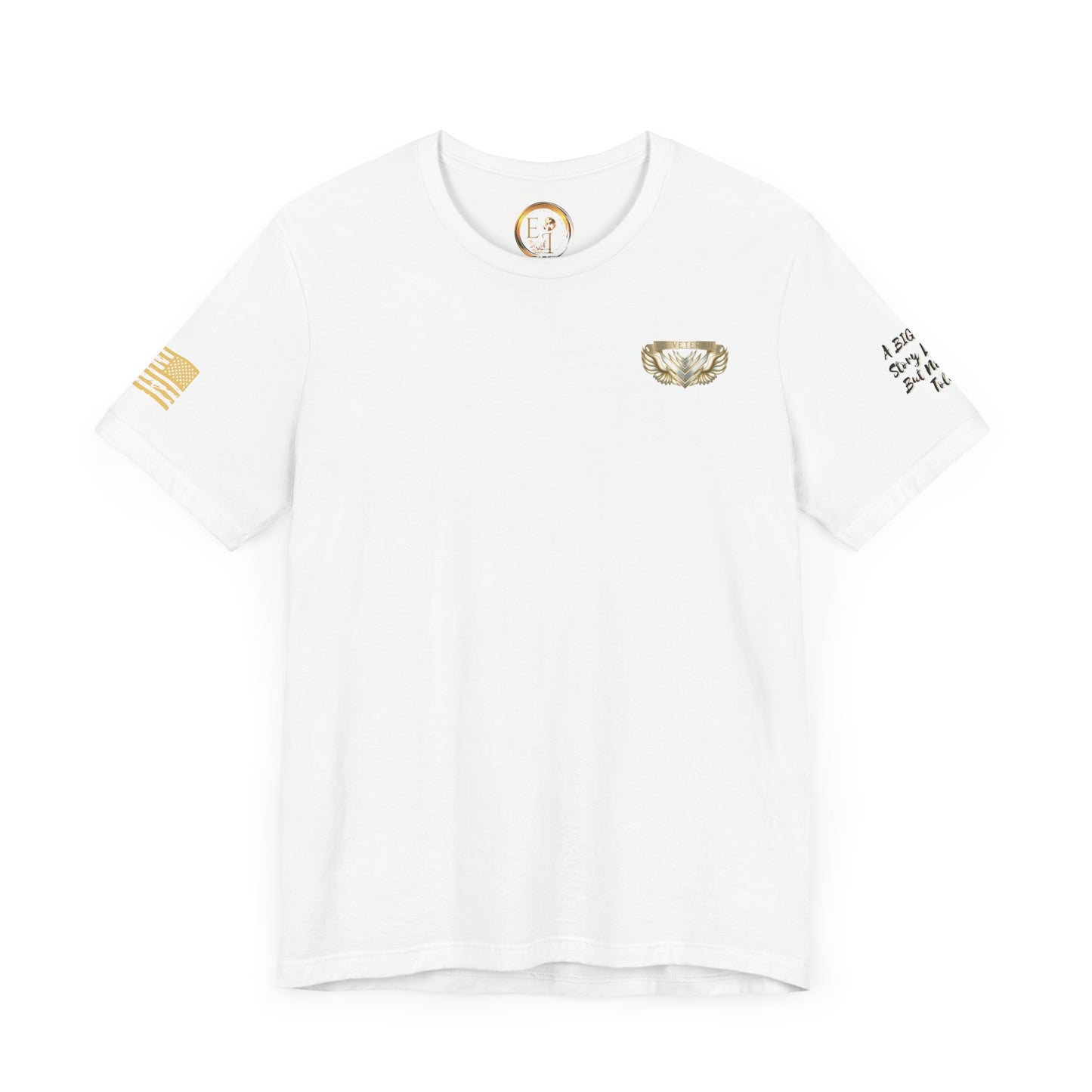 Essence White Veteran Tee – Clean Tribute T-Shirt