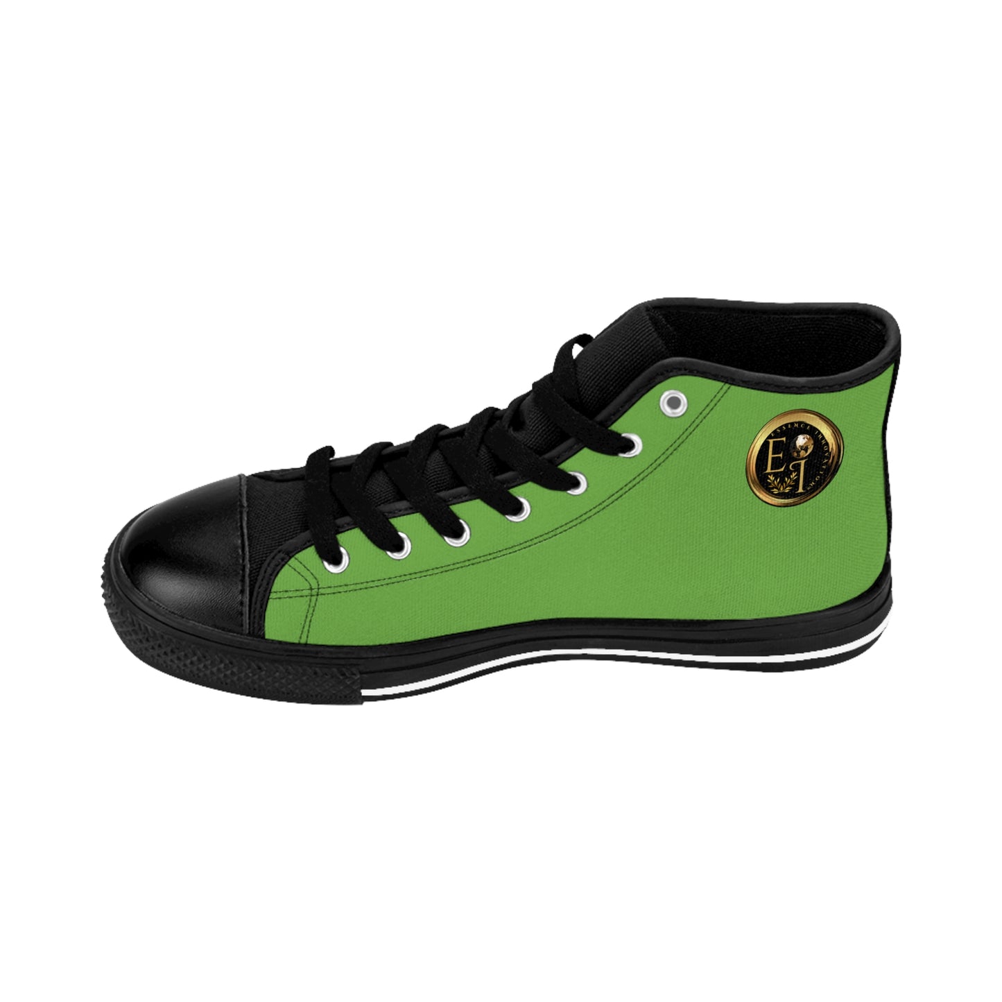 Essence Innovation Mens Streetwear | HighTop Sneakers | Light Green