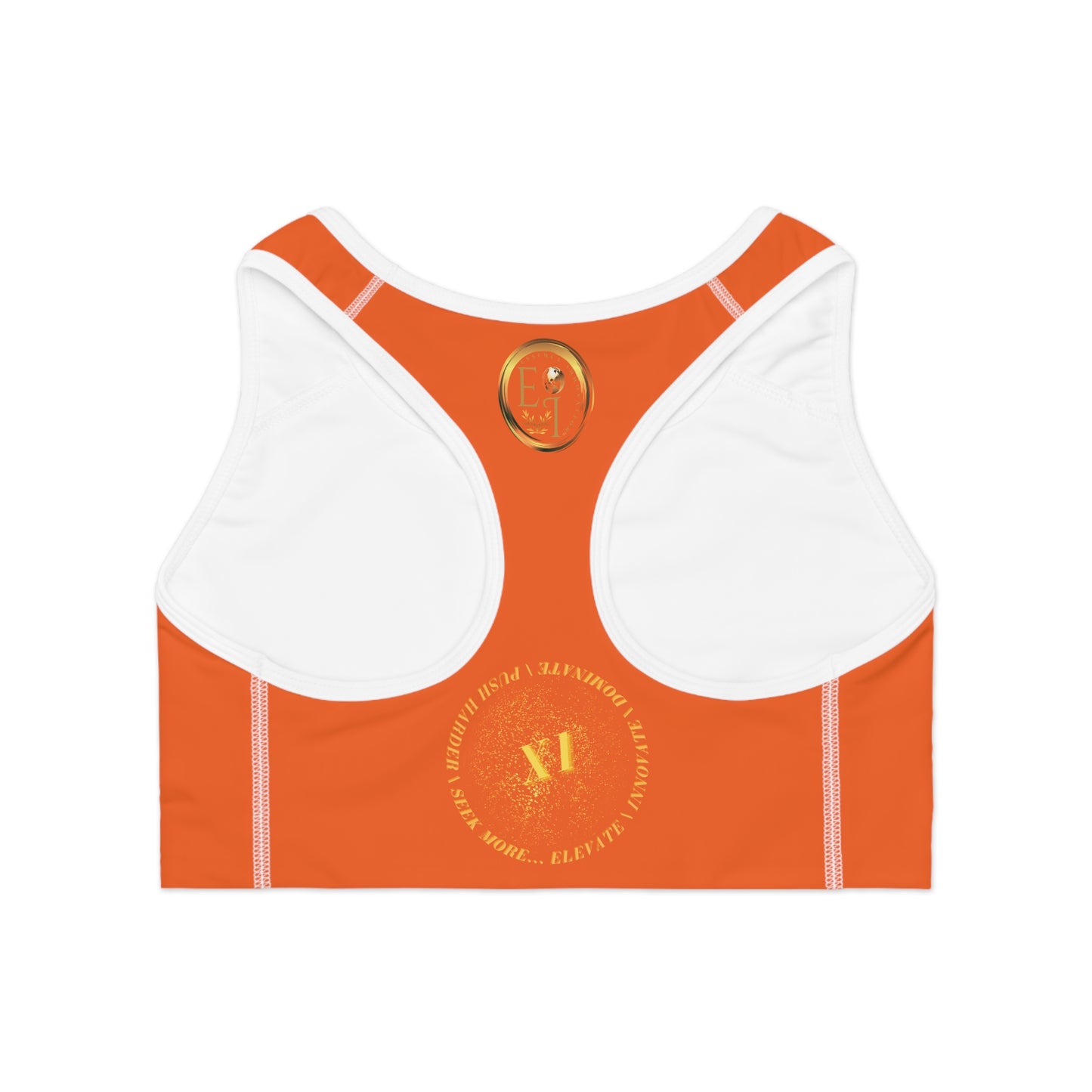 Seek More SB XI | EI Sports Bra | Orange