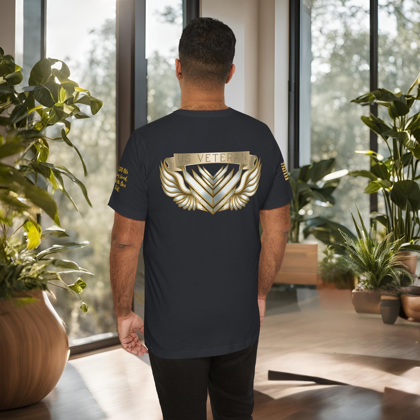 Essence Vintage Veteran Tee – Faded Black Tribute Tee
