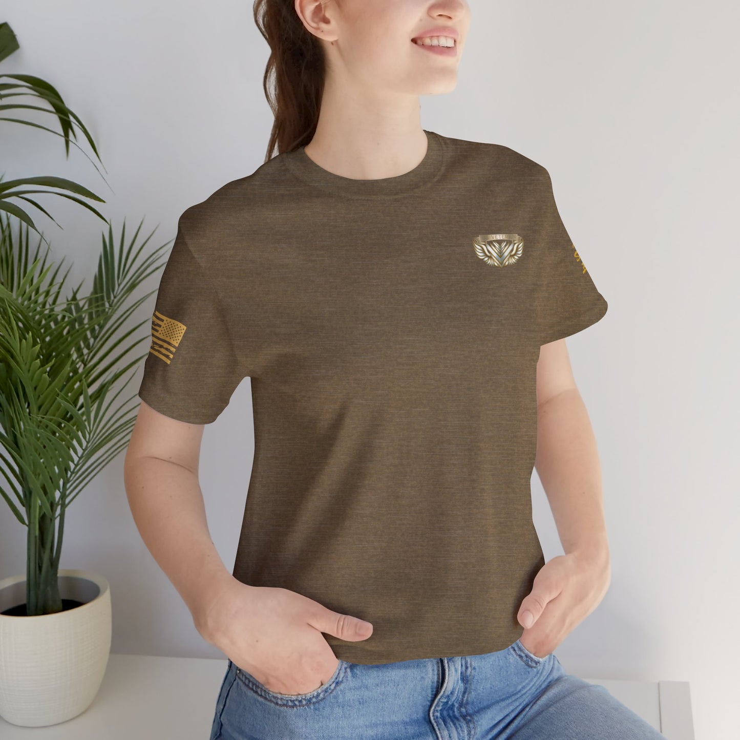 Essence Olive Veteran Tee – Military Tribute T-Shirt