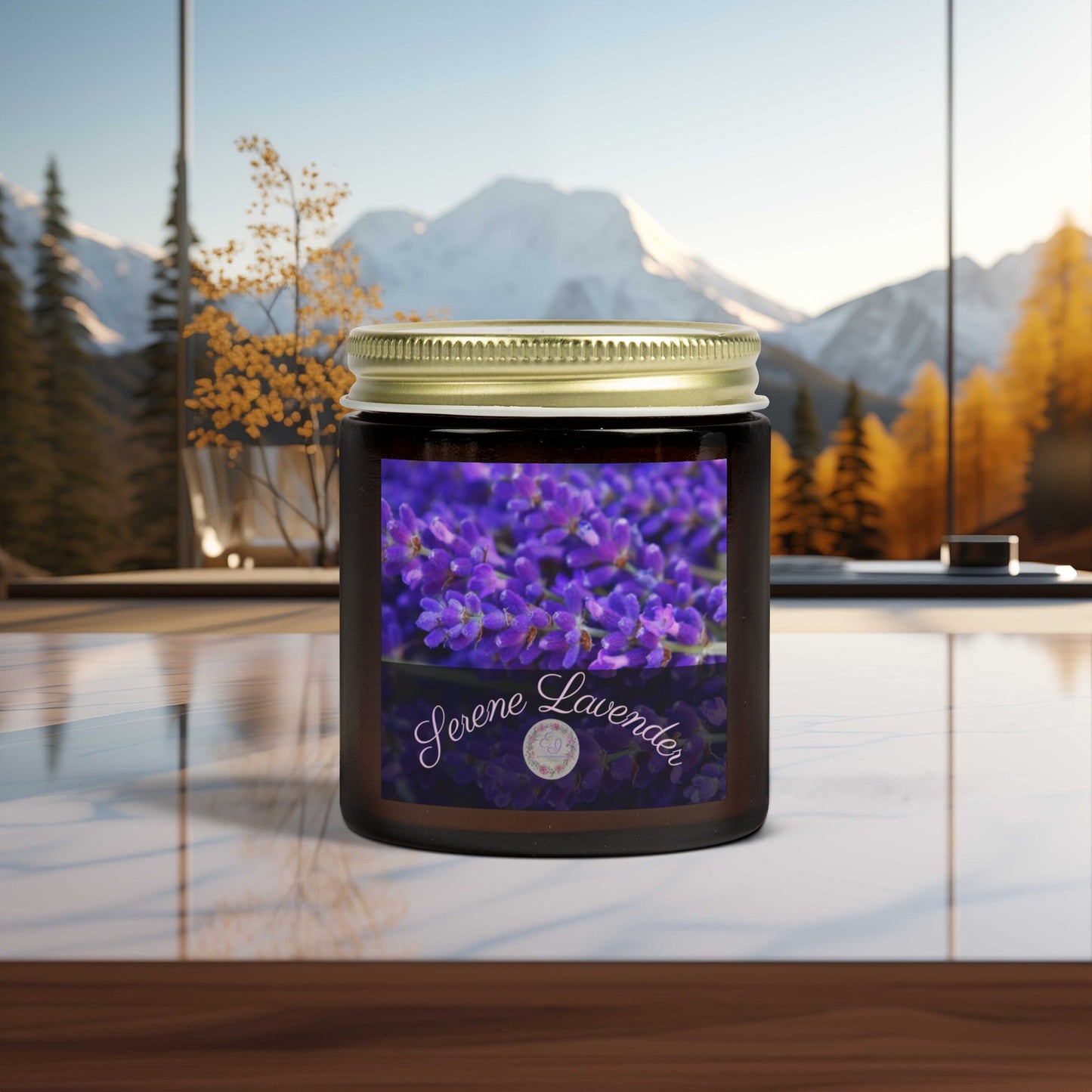 Fragrant Flower | Serene Candle – Lavender | 4oz, 9oz
