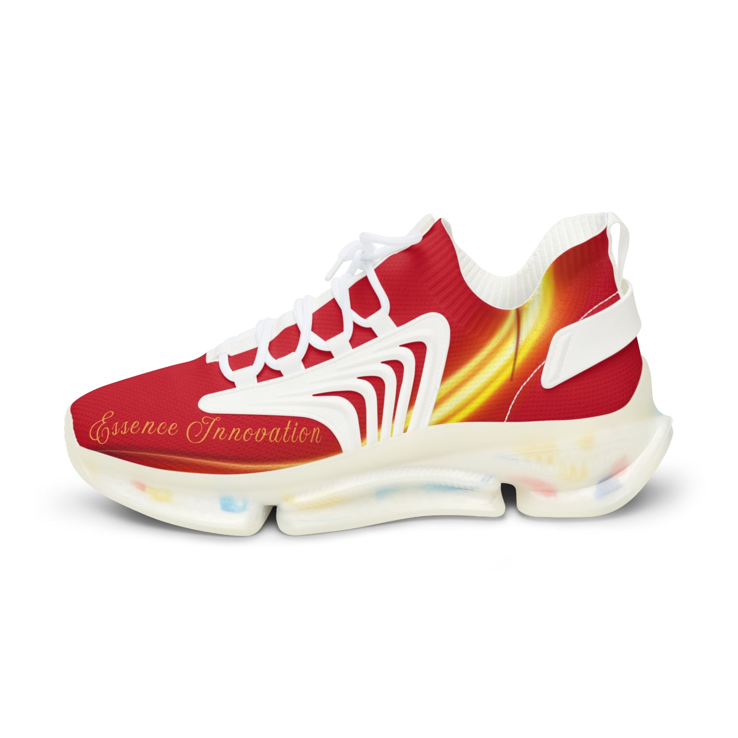Red Trendsetter Flame | Mens Performance Sneakers | White Sole