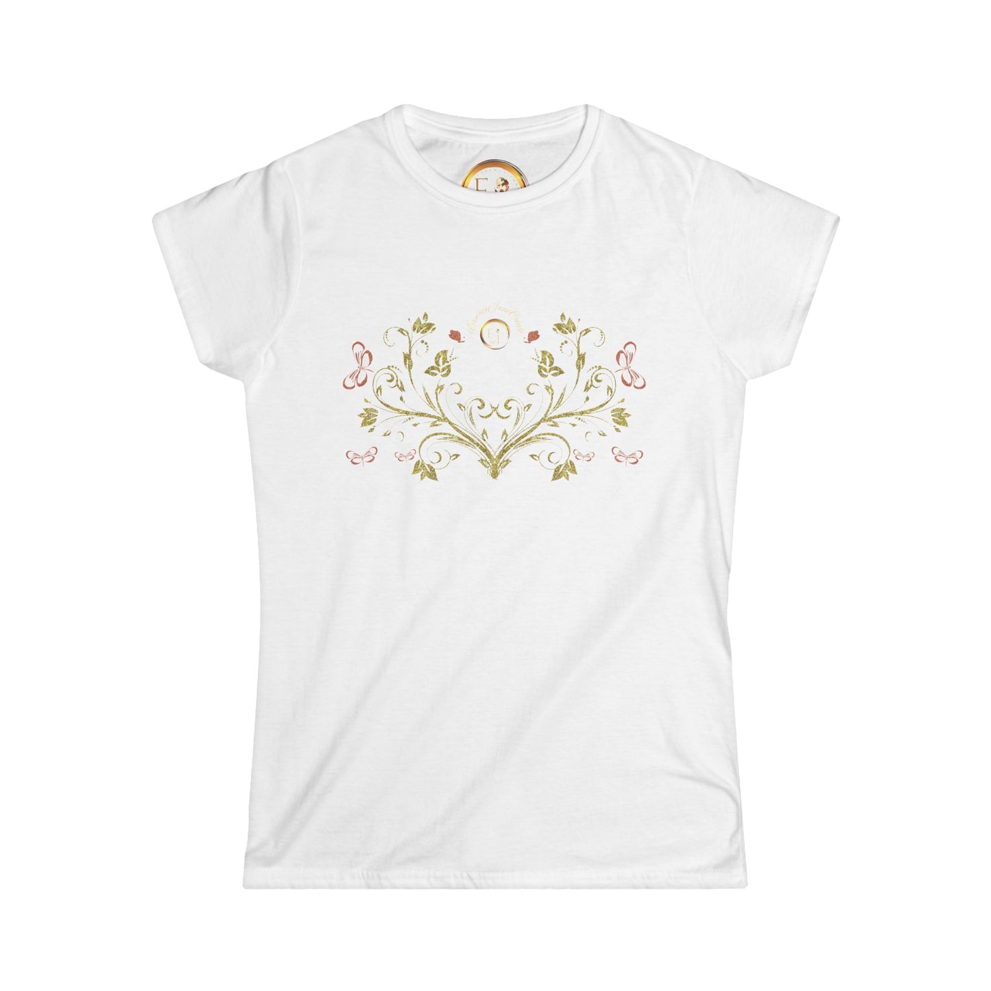 Royal Blossom Cotton Tee | EssenceInnoCreate | 9 Colors
