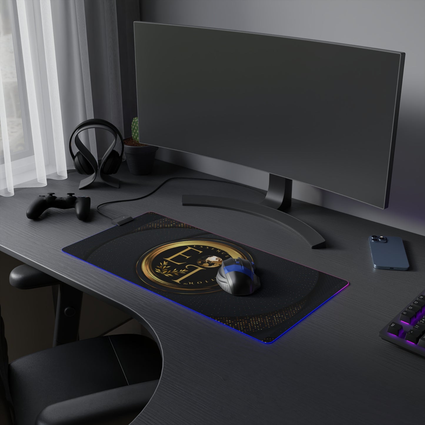 Eternal Circle | LED Gaming Mouse Pad | 4 Sizes