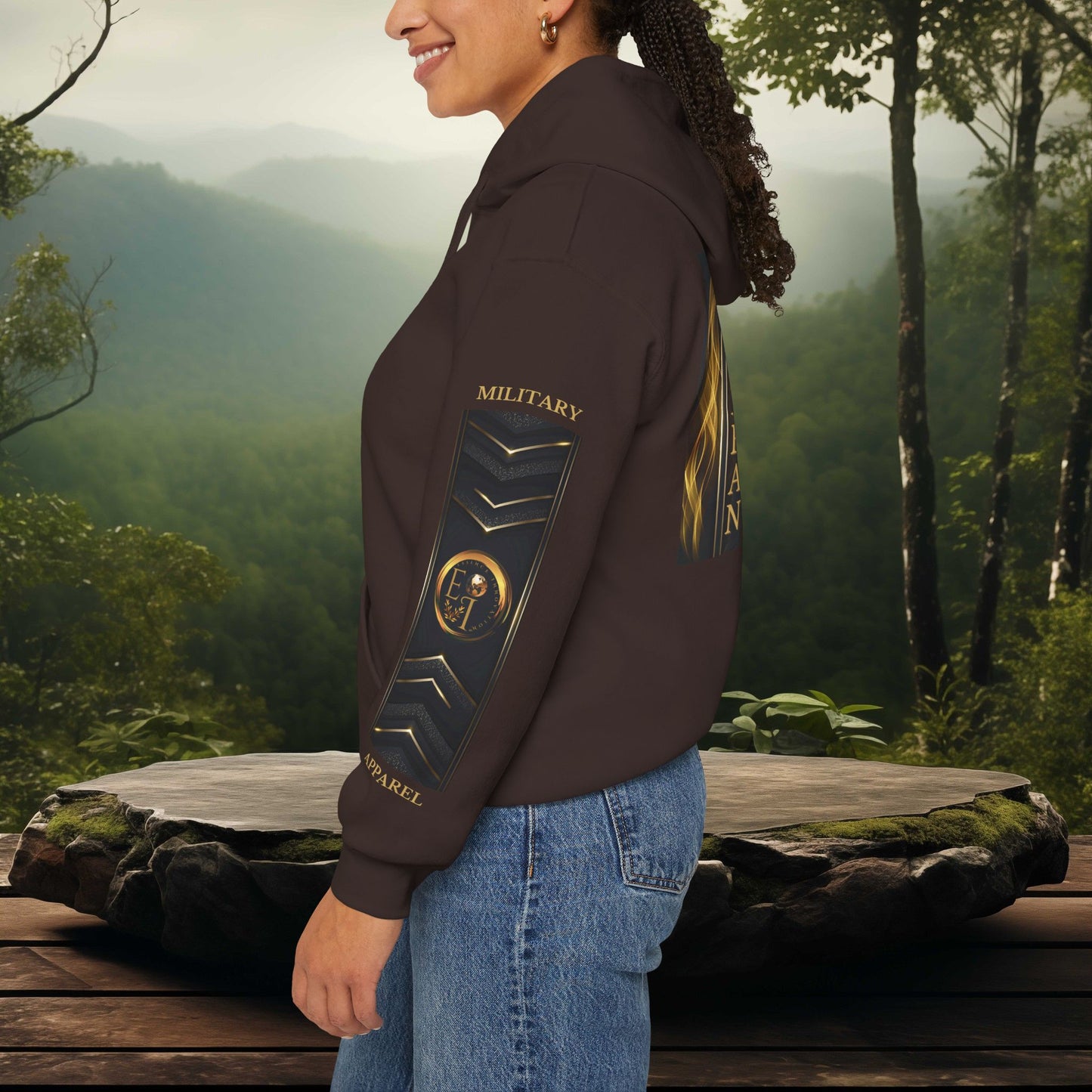 Leader Veteran Qualities Hoodie | Military Tribute Hoodie | VETERAN Leadership Sweatshirt