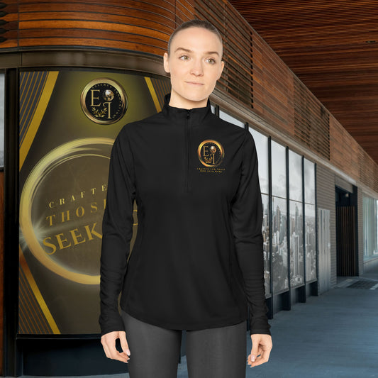 Seek More Ladies Quarter-Zip Pullover | Essence Innovation