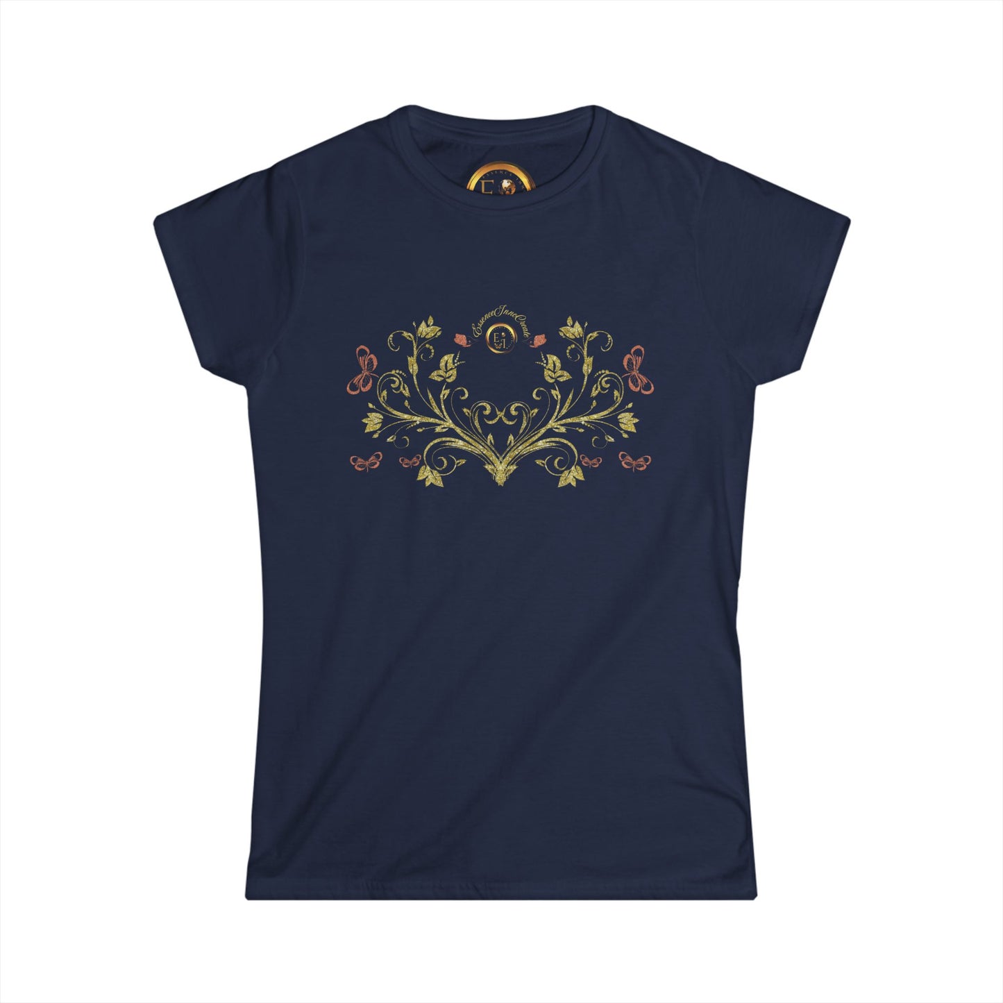 Royal Blossom Cotton Tee | EssenceInnoCreate | 9 Colors