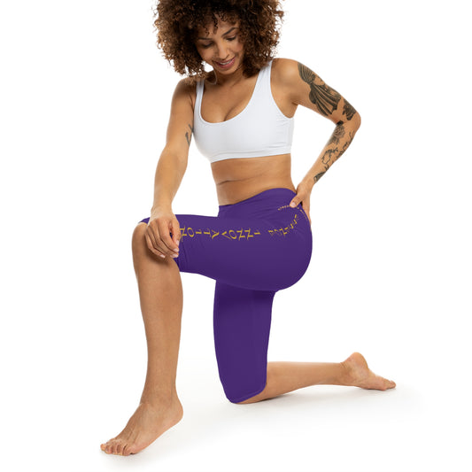 Seek More CL XVI | Capri Leggings | EI Sports | Purple