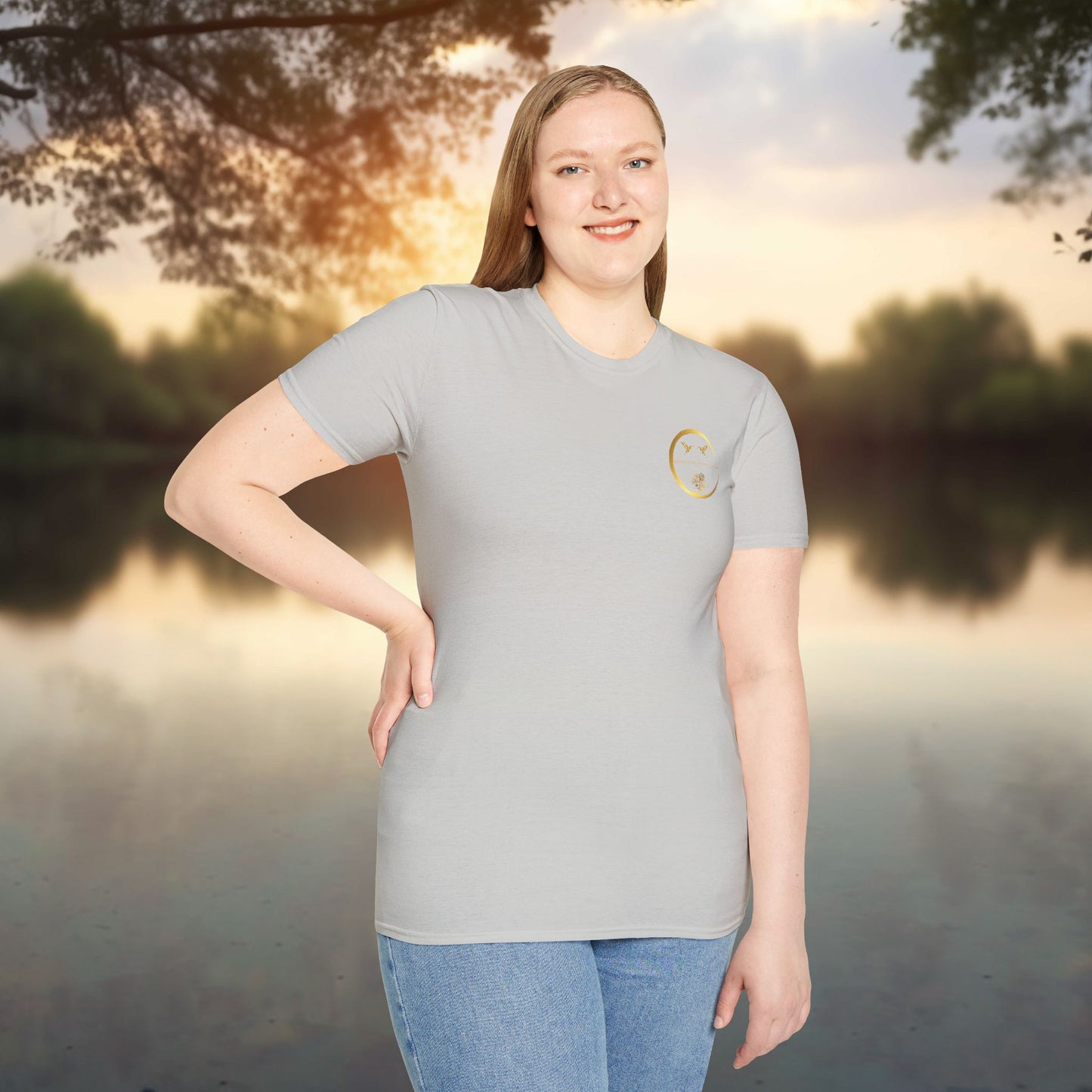 Ice Grey Softstyle Tee | EssenceInnoCreate | Unisex Streetwear