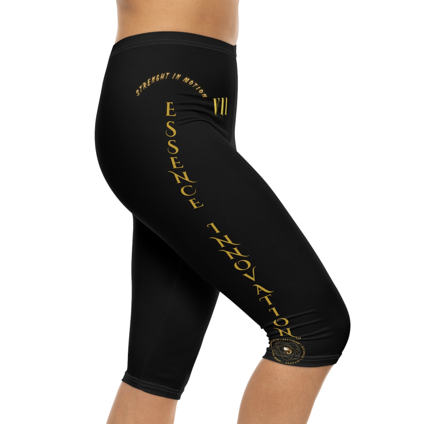 Seek More CL VII | Capri Leggings | EI Sports | Black