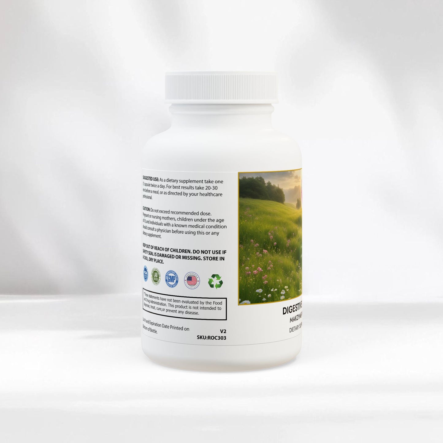 EI Digestive Enzyme Blend | Advanced Digestion Support | 60 Capsules