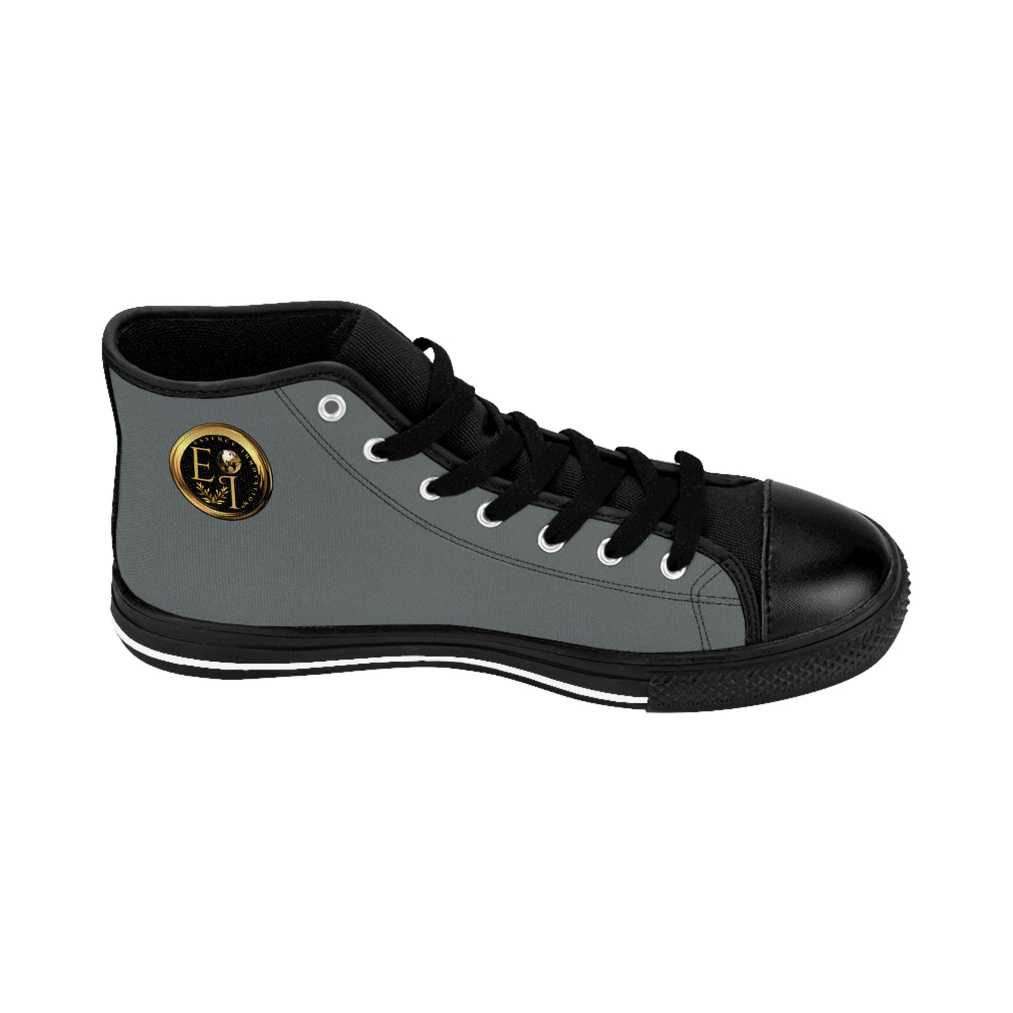 Mens Classic HighTops VIII | Black Sole | Dark Grey