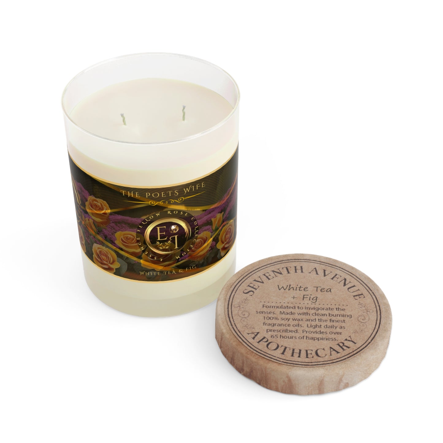 The Poets Wife | Essence Yellow Rose | White Tea and Fig | 11oz