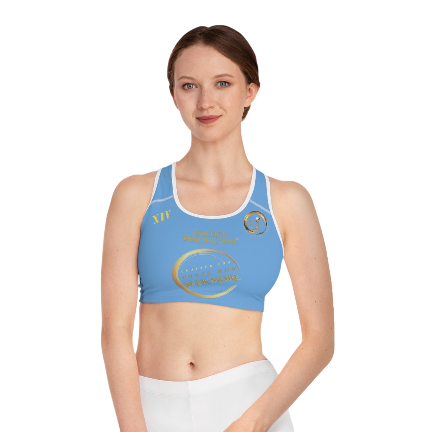 Seek More SB XIV | EI Sports Bra | Light Blue