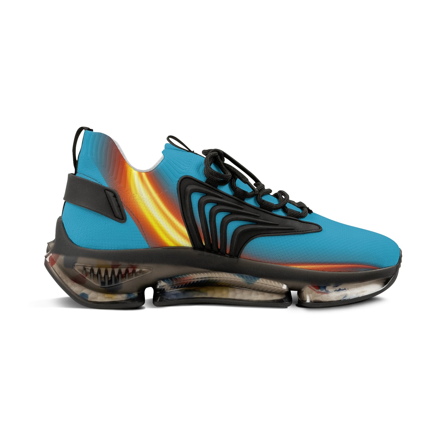 Turquoise Trendsetter Flame Black | Men’s Performance Sneakers | Black Sole
