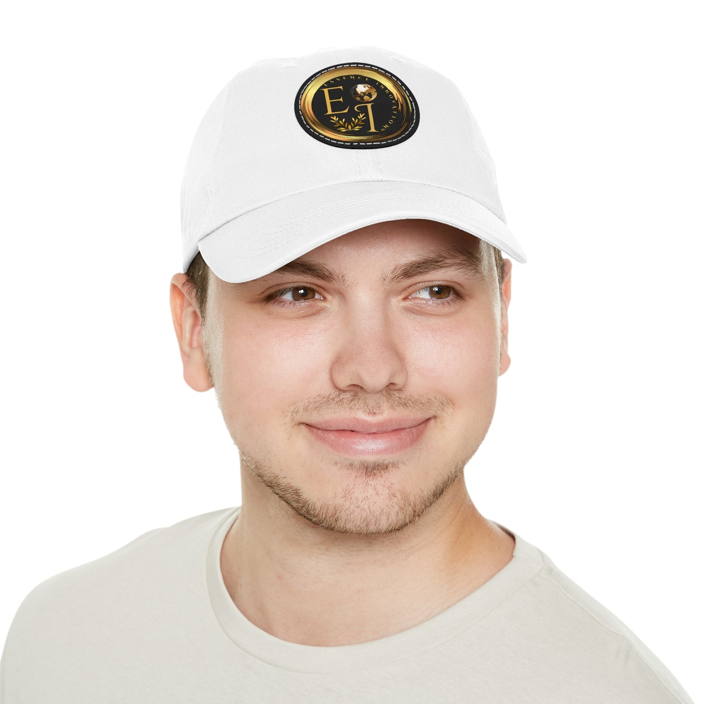 White EI Logo Hat | Clean and Bold |EI Sports