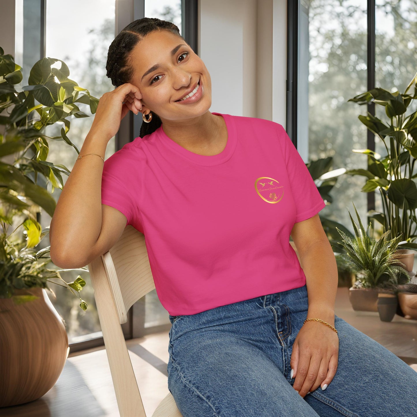 Heliconia Softstyle Tee | EssenceInnoCreate | Unisex Streetwear