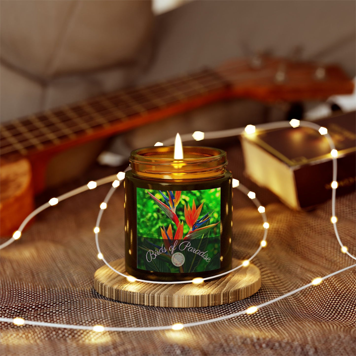 Fragrant Flower | Sunset Bliss Candle | Bird of Paradise | 4oz, 9oz