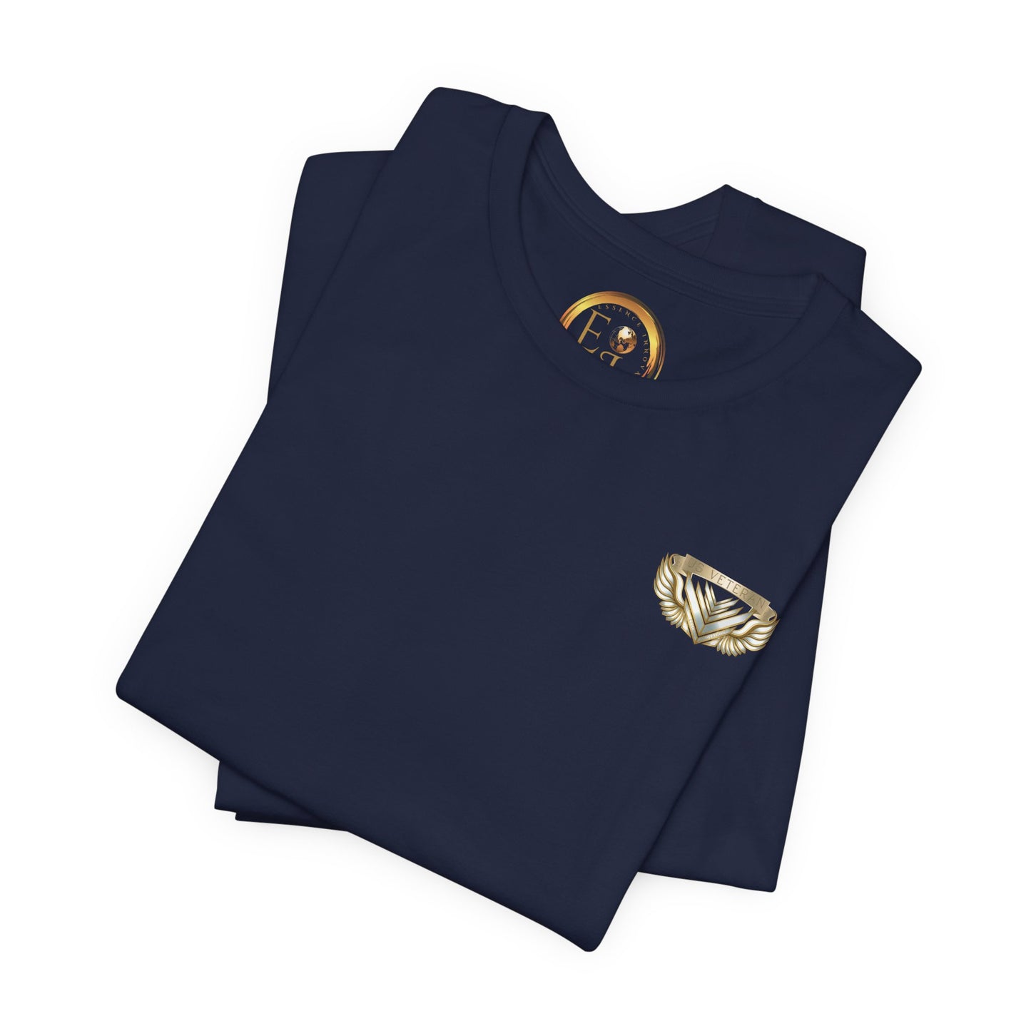 Essence Navy Veteran Tee – Deep Patriotic T-Shirt