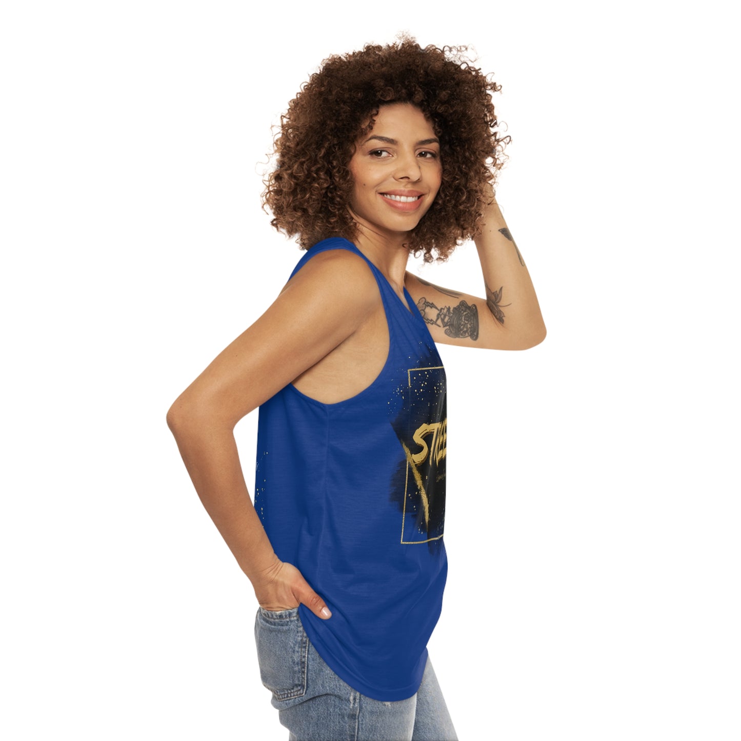 Street Wear Tank XIII | EssenceInnoCreate | Dark Blue