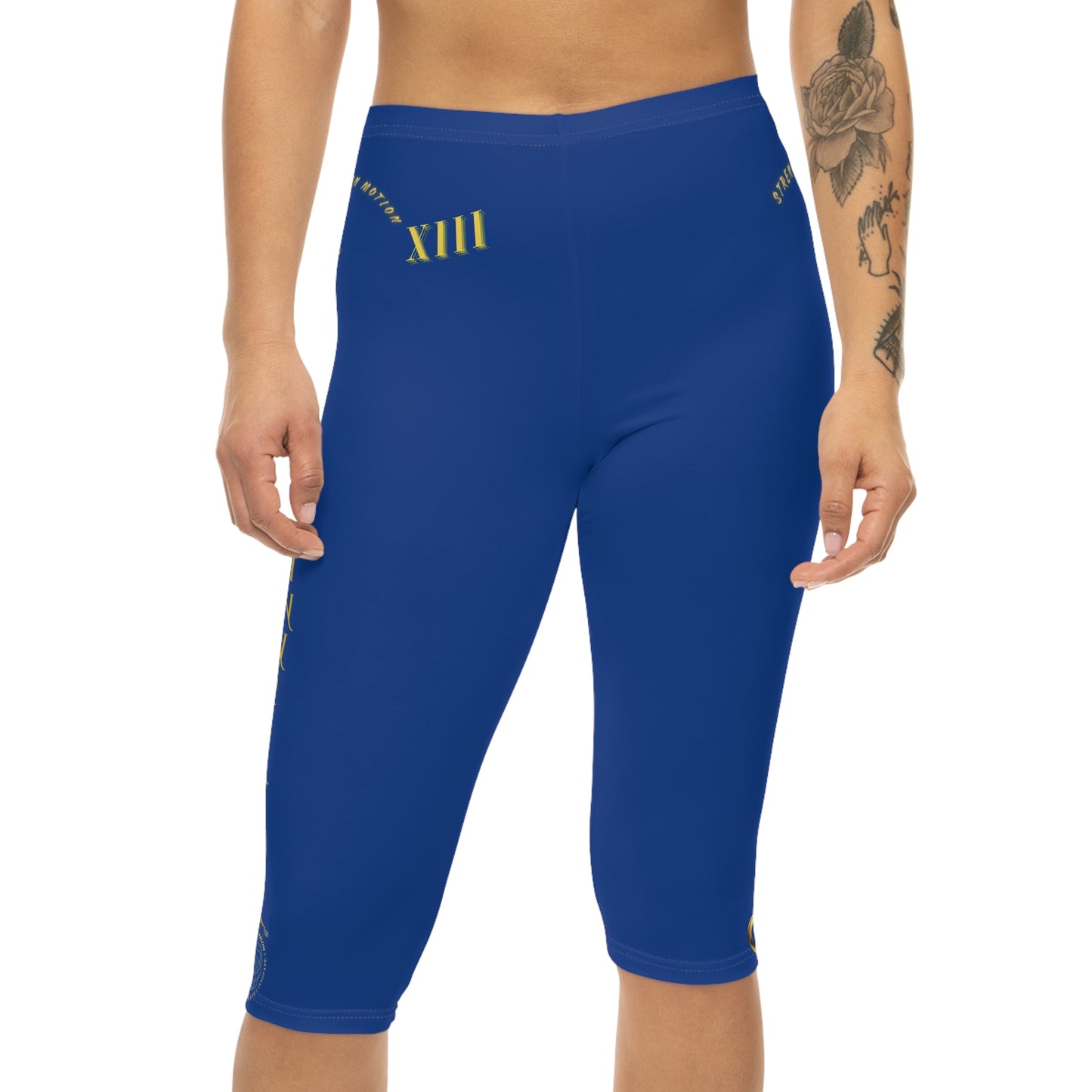 Seek More CL XIII | Capri Leggings | EI Sports | Dark Blue