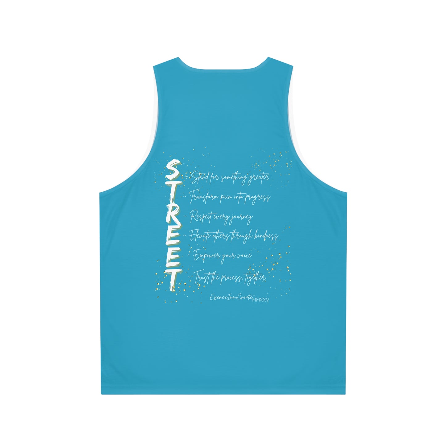 Street Wear Tank XV | EssenceInnoCreate | Turquoise