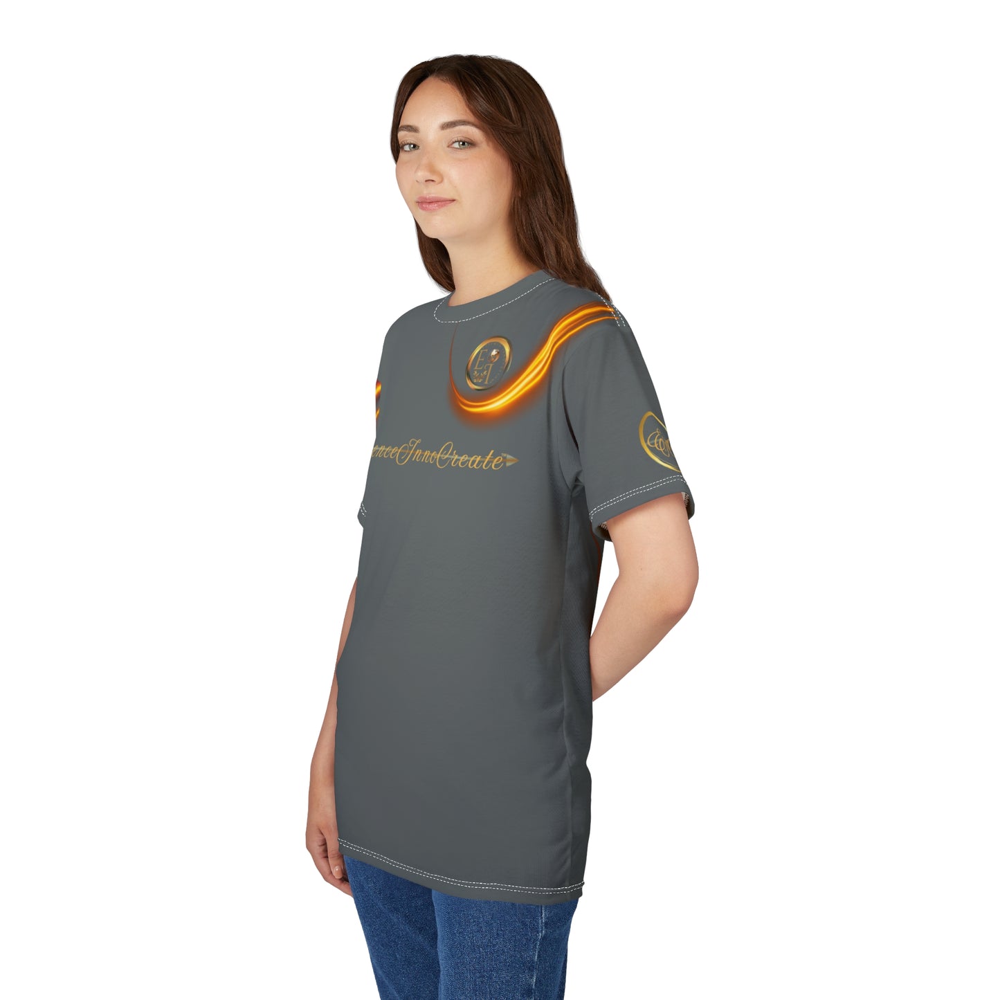 Dark Grey Trendsetters Flame Tee | EssenceInnoCreate