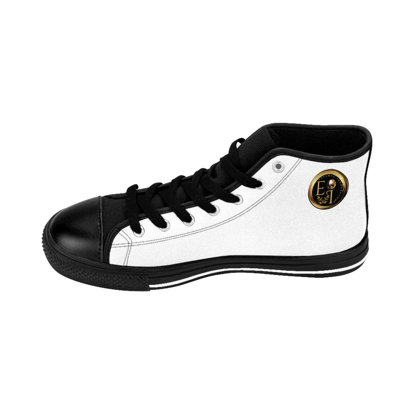 Essence Innovation Mens Streetwear | HighTop Sneakers | White