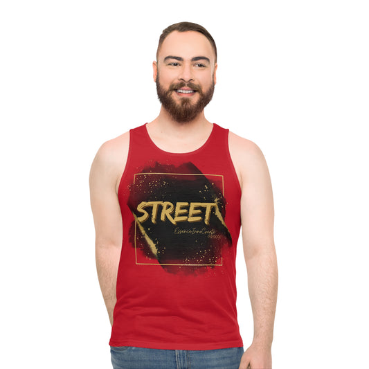 Street Wear Tank X | EssenceInnoCreate | Dark Red