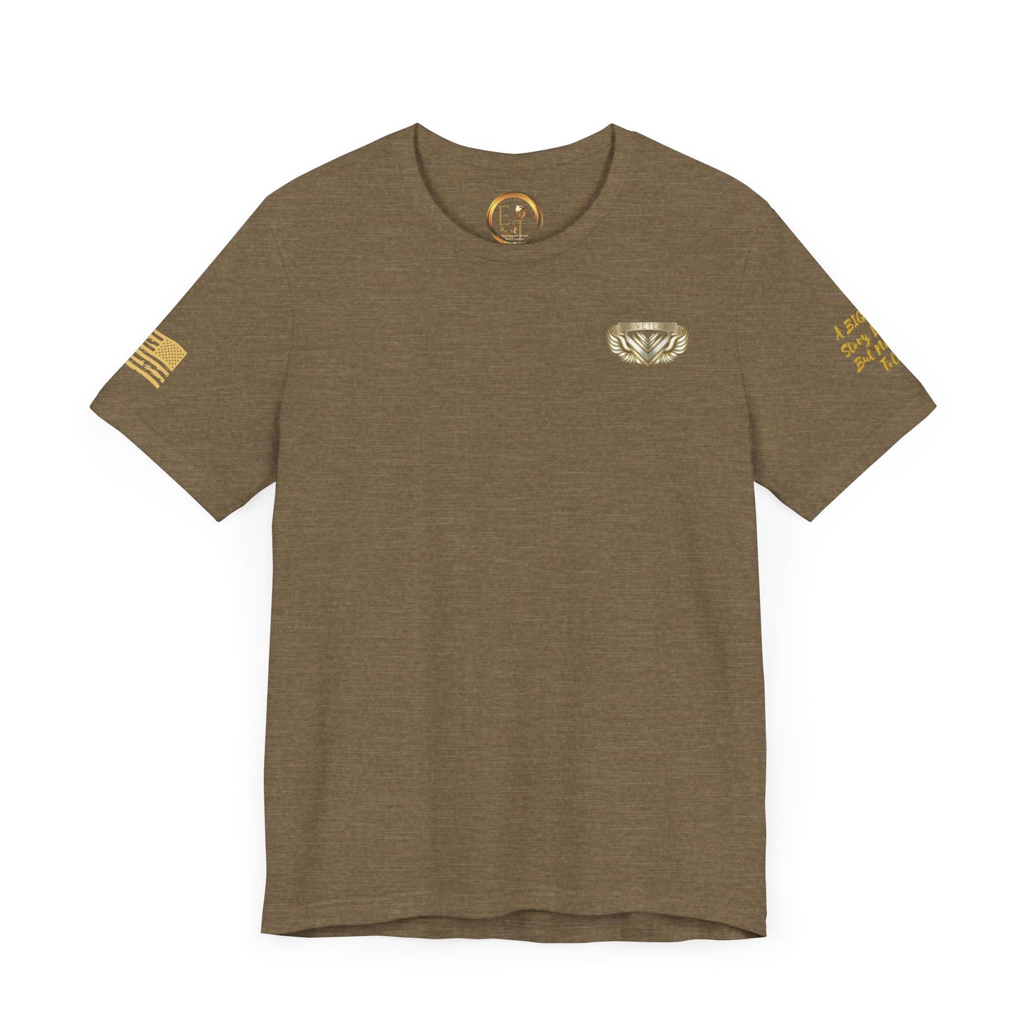 Essence Olive Veteran Tee – Military Tribute T-Shirt