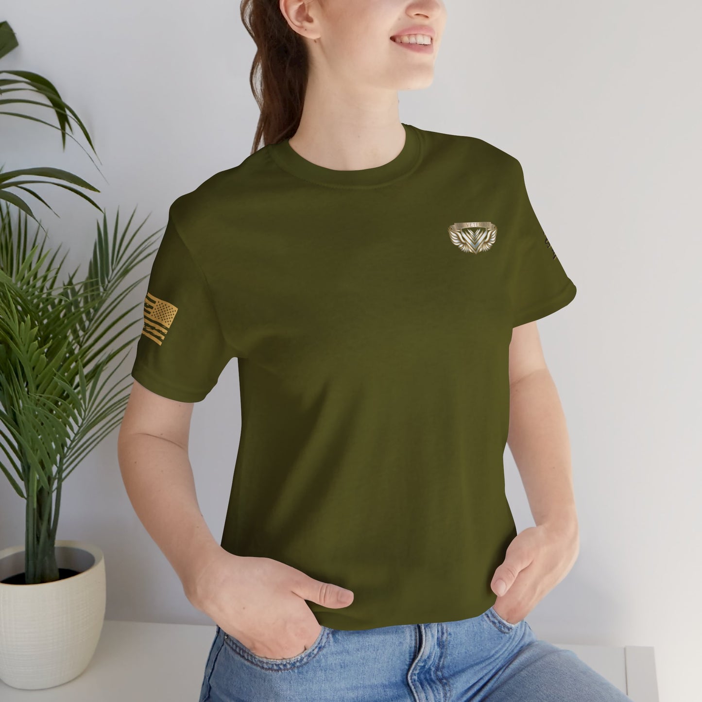 Essence Crest Veteran Tee | Honor, Strength, Quiet Legacy | 13 Colors