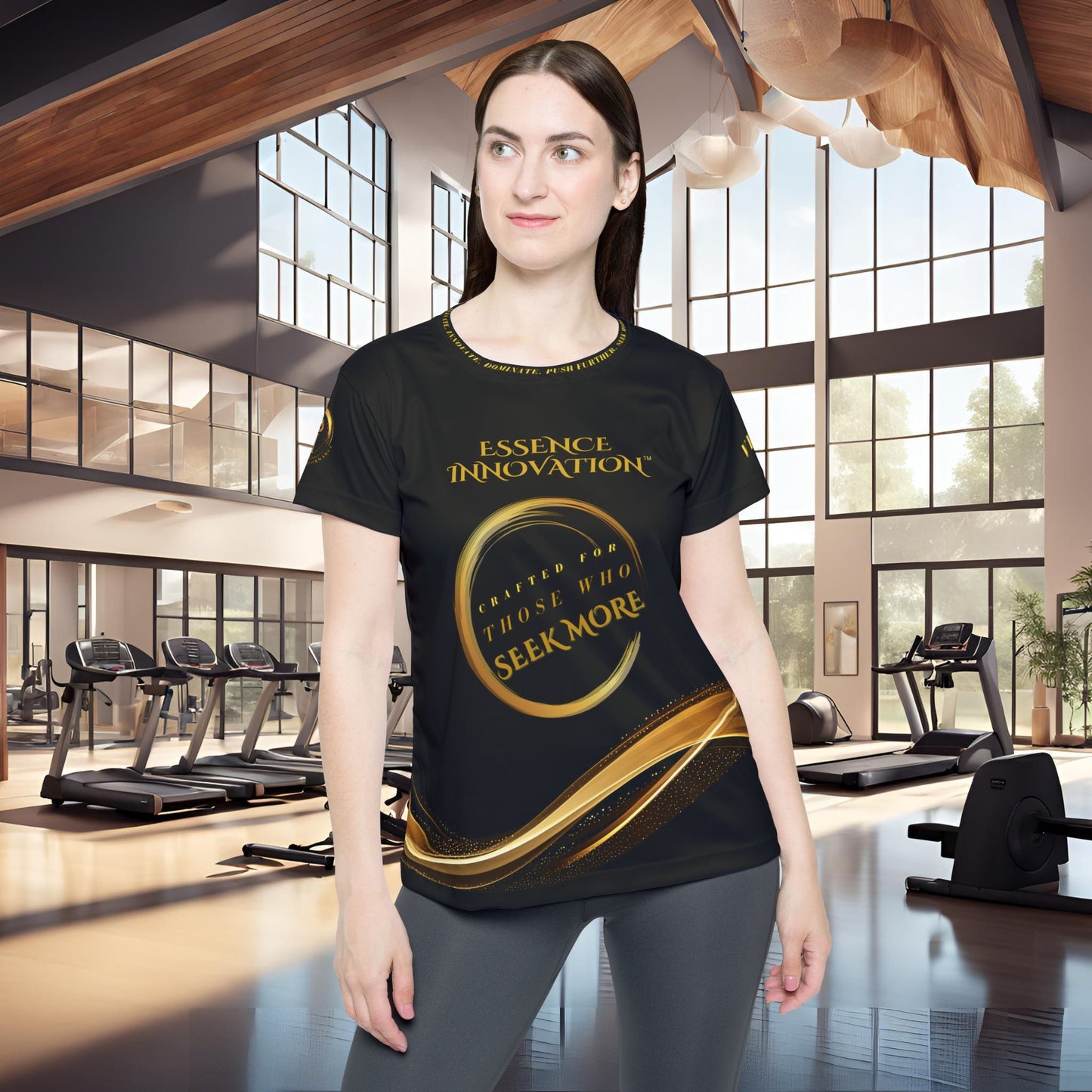 Seek More Luxe~J VII | EI Sports Performance Jersey | Black