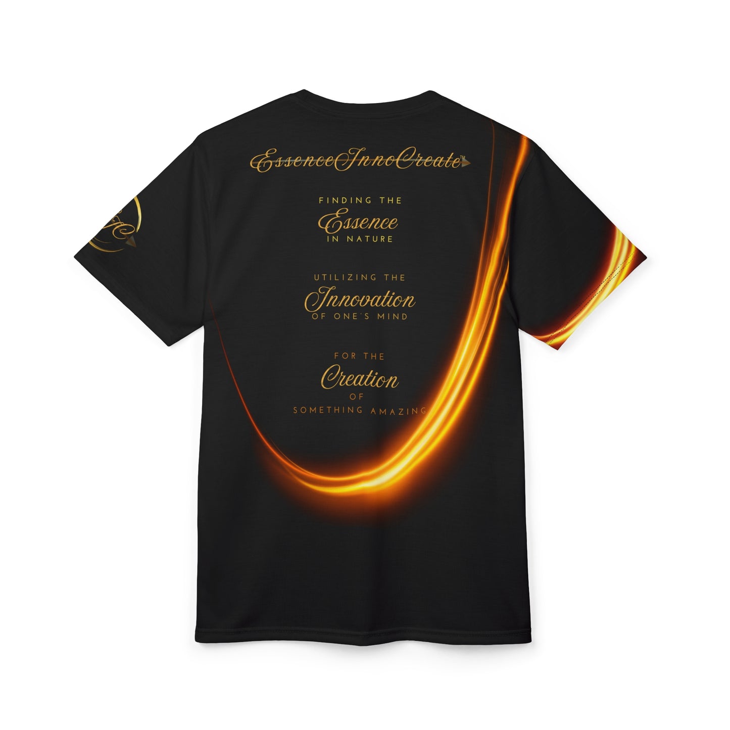 Black Trendsetters Flame Tee | EssenceInnoCreate