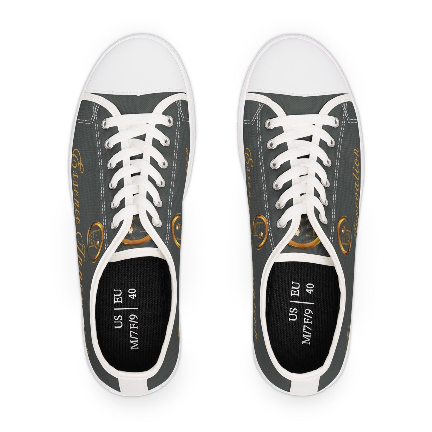 Ladies Essence Innovation Classics | Dark Grey | White Sole LowTops