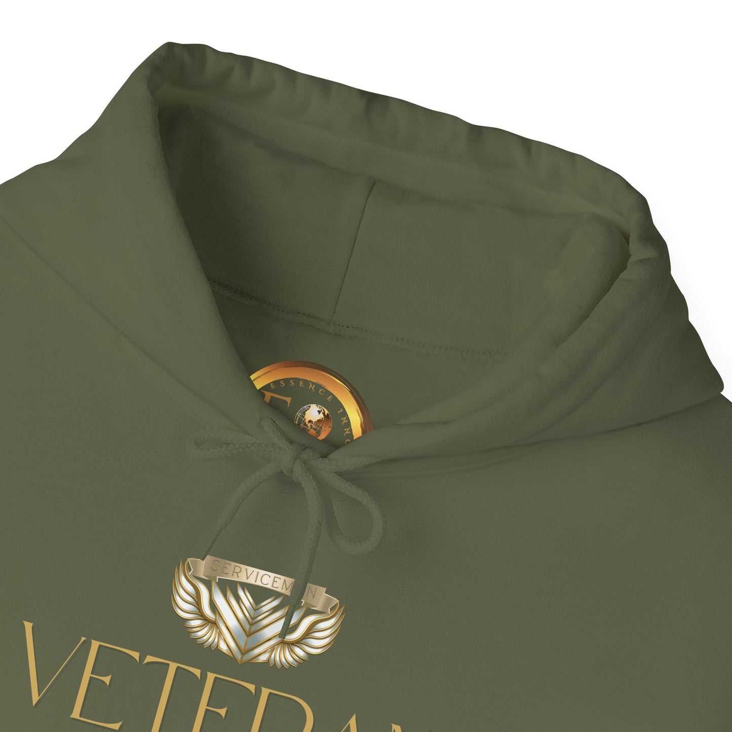 Veteran Qualities Serviceman Three | MC Green Hoodie | Military & Service Tribute