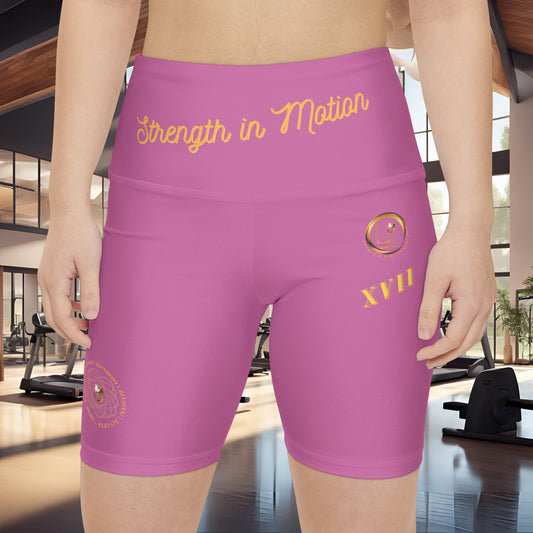 Strength In Motion XVII | Ladies Workout Shorts | Light Pink