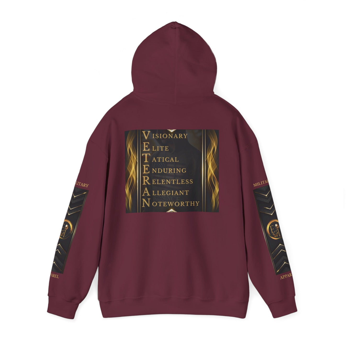 Serviceman Veteran Qualities Hoodie | Military Tribute