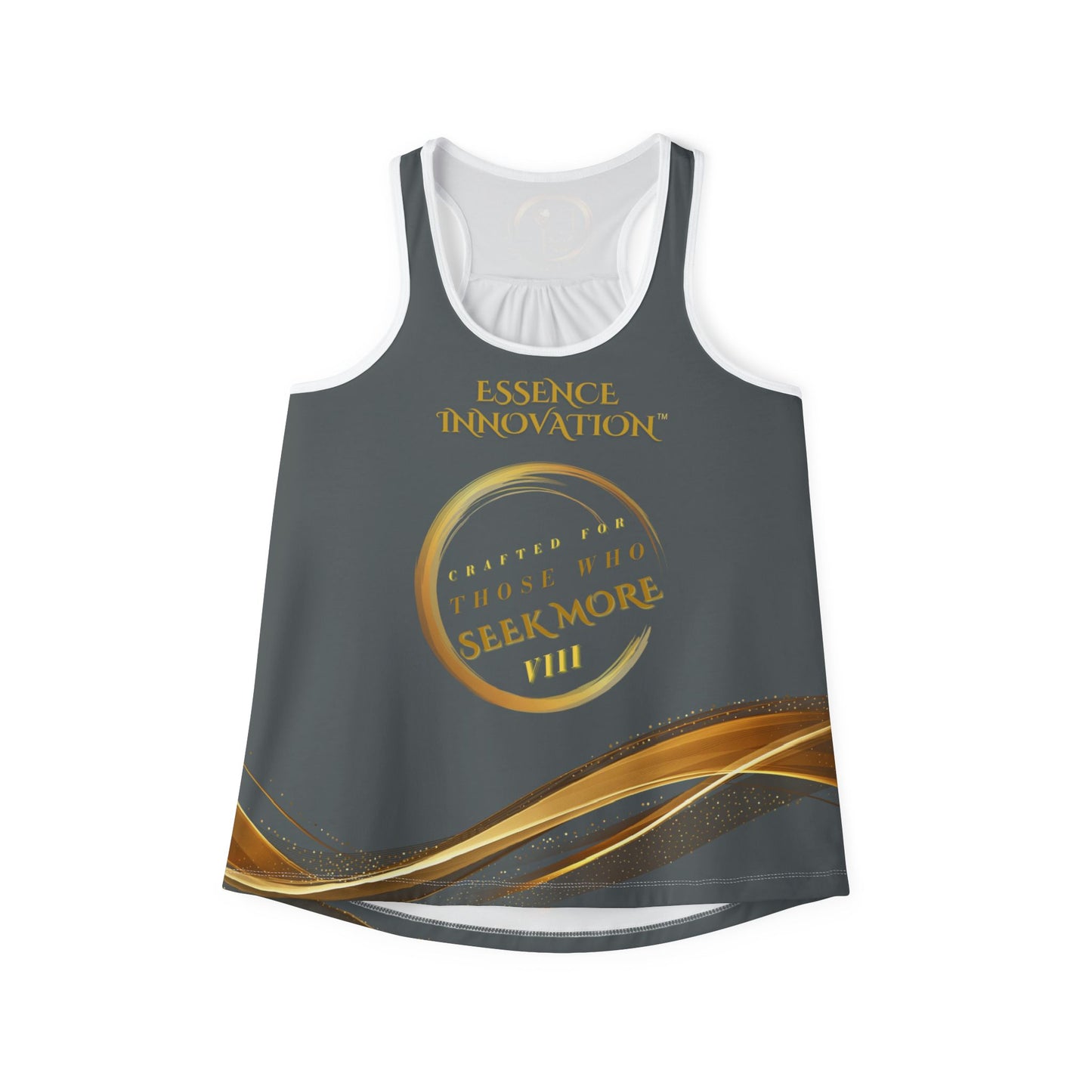 Seek More Luxe~T VIII| EI Sports Racerback Tank | Grey